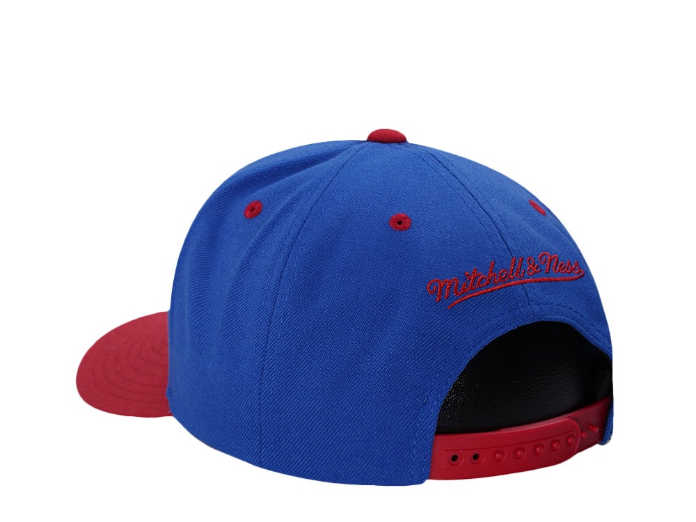 Mitchell & Ness Philadelphia 76ers Two Tone Pro Crown Fit Snapback Gorra
