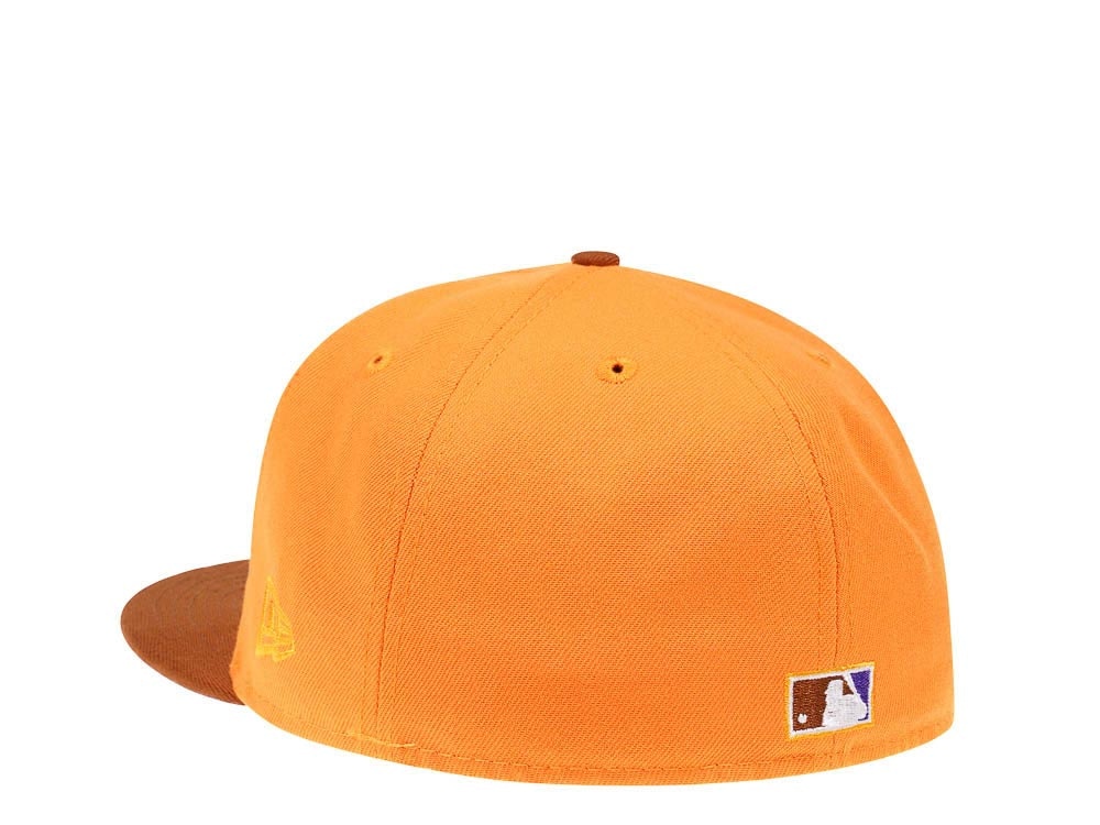 New Era Toronto Blue Jays 25th Anniversary Bourbon Tangerine Prime Edition 59Fifty Fitted Gorra