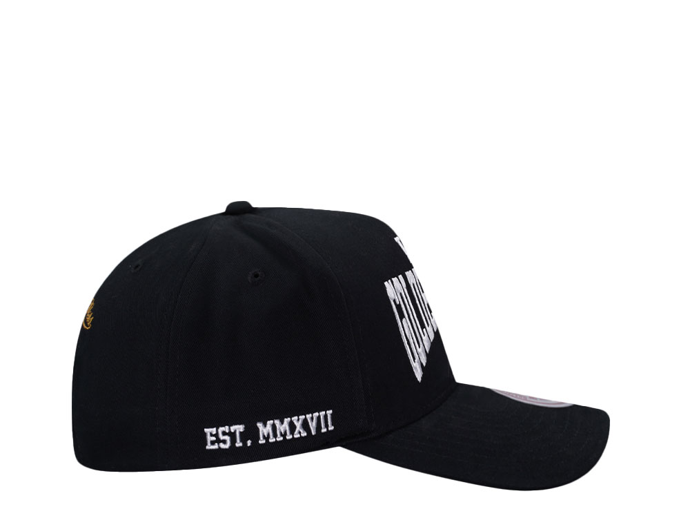 Mitchell & Ness Vegas Golden Knights Black Pro Pinch Fit Snapback Gorra