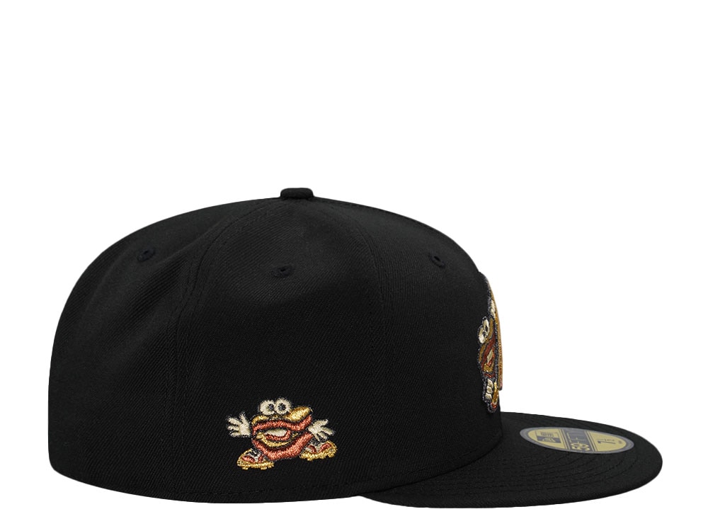 New Montgomery Biscuits Black Metallic Prime Edition 59Fifty Fitted Gorra
