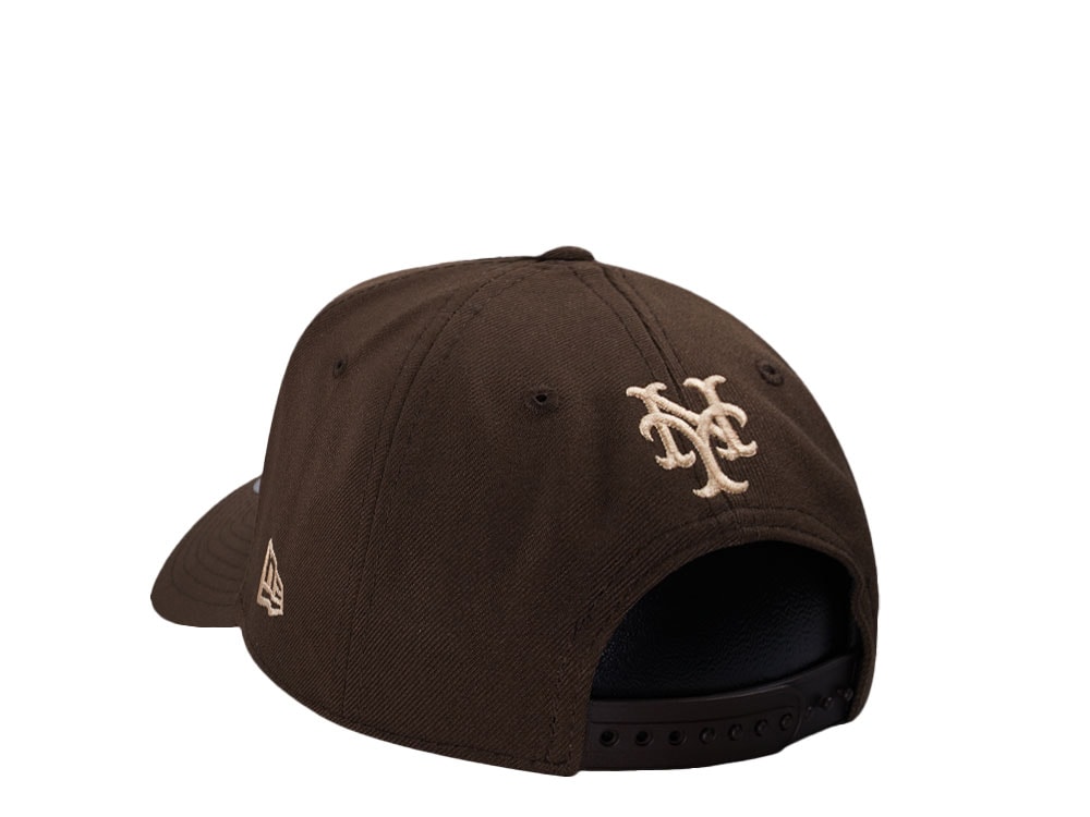 New Era New York Mets Walnut Rose 9Forty A Frame Snapback Gorra