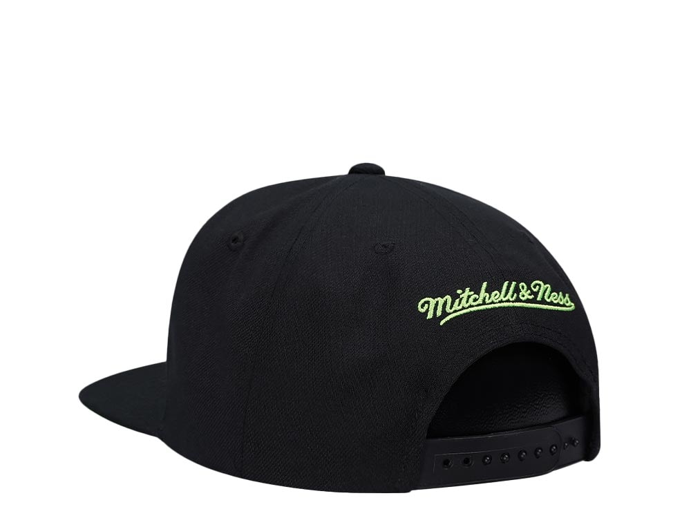 Mitchell & Ness Seattle Supersonics Slime Drip Hardwood Classic Snapback Gorra