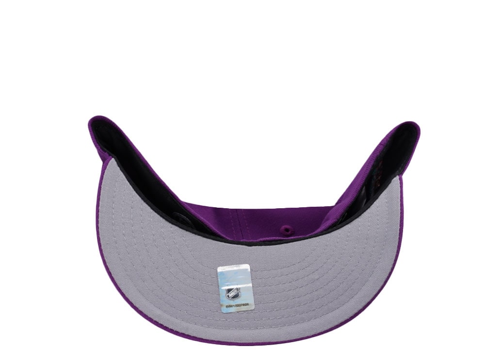 New Era Anaheim Ducks Inaugural Season Purple Prime Edition 59Fifty Fitted Gorra