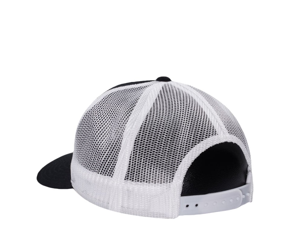 Brixton MFG Co Black and White Trucker Snapback Gorra