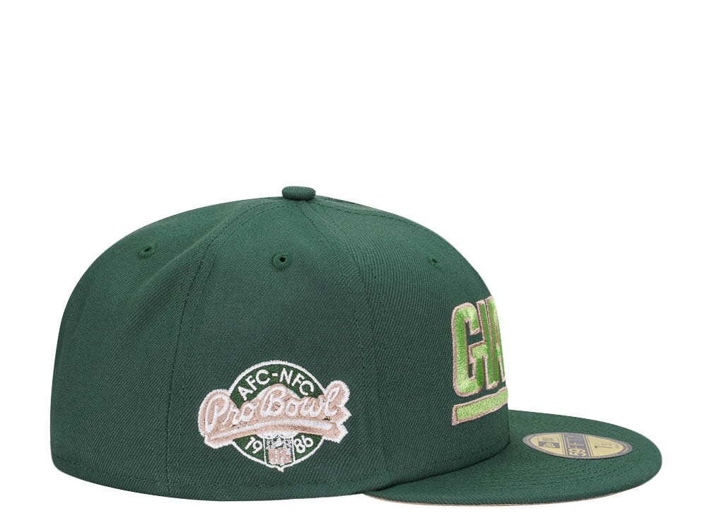 New Era New York Giants Pro Bowl 1986 Green Script Edition 59Fifty Fitted Gorra