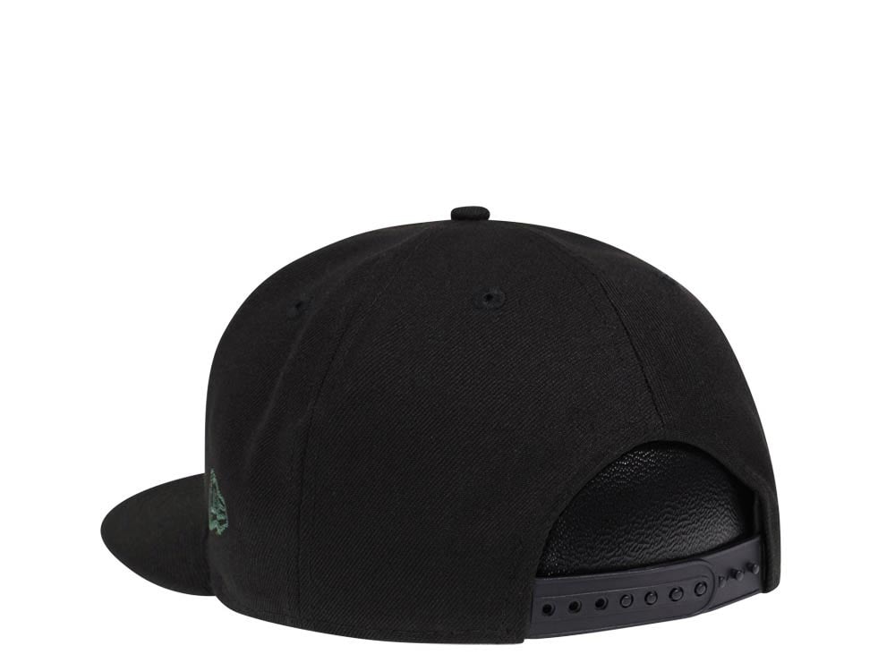New Era Milwaukee Bucks Original Fit Black 9Fifty Snapback Gorra