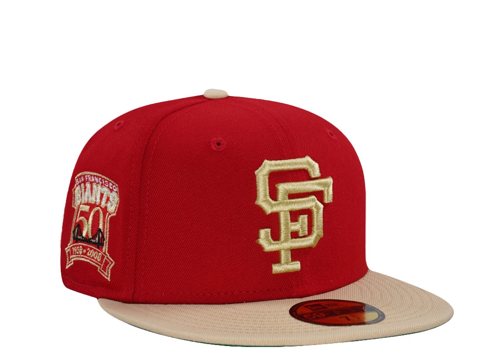 New Era San Francisco Giants 50th Anniversary Two Tone Edition  59Fifty Fitted Gorra