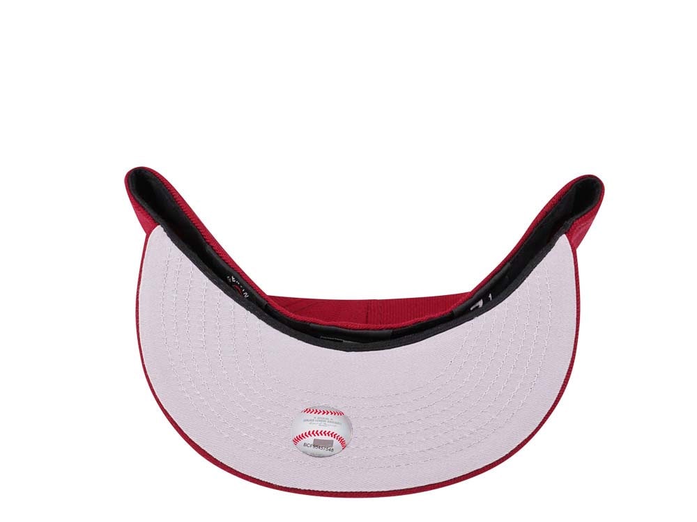 New Era Milwaukee Brewers Smooth Red Classic Edition 59Fifty Fitted Gorra