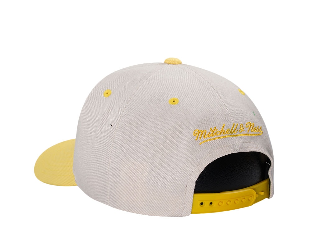 Mitchell & Ness Pittsburgh Penguins Chrome Two Tone Pro Crown Fit Snapback Gorra