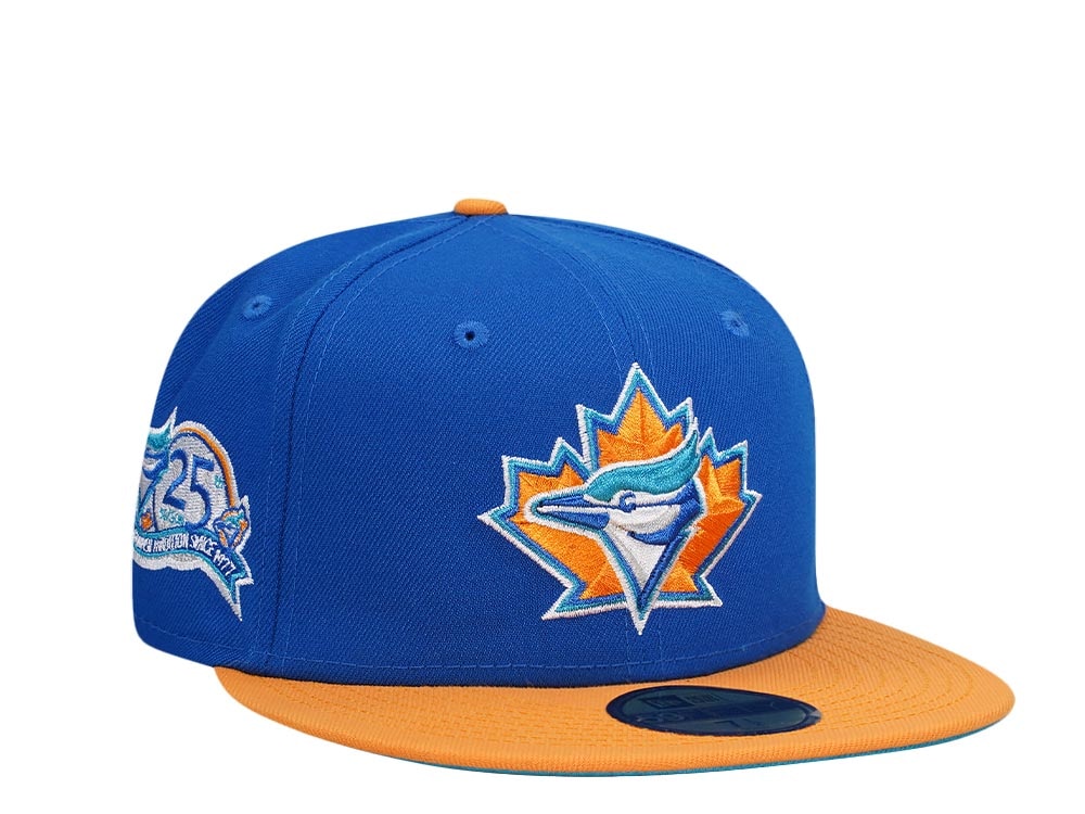 New Era Toronto Blue Jays 25th Anniversary Cool Blue Two Tone Edition 59Fifty Fitted Gorra