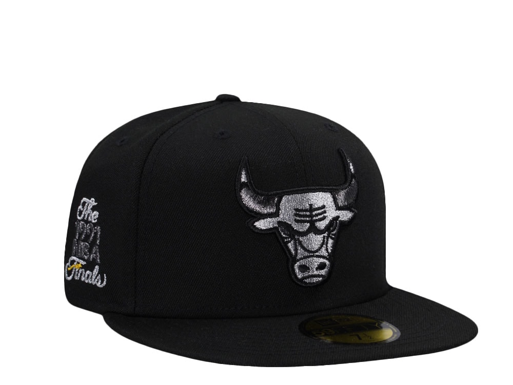 New Era Chicago Bulls NBA Finals 1991 Black Prime Edition 59Fifty Fitted Gorra