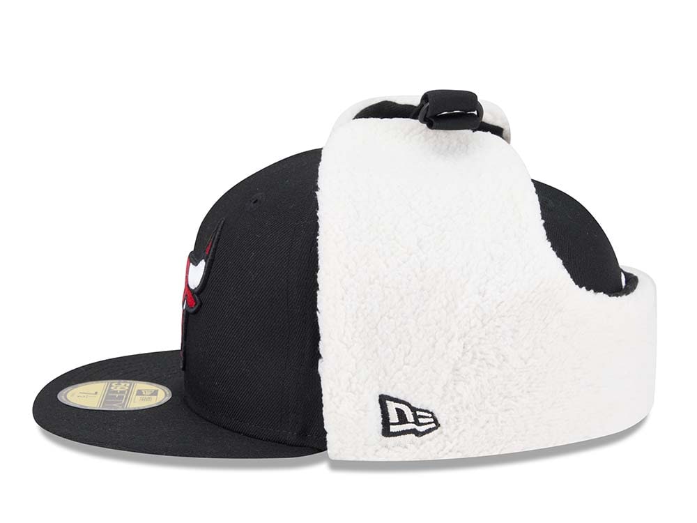 New Era Chicago Bulls Classic Black 59Fifty Dogear Fitted Gorra