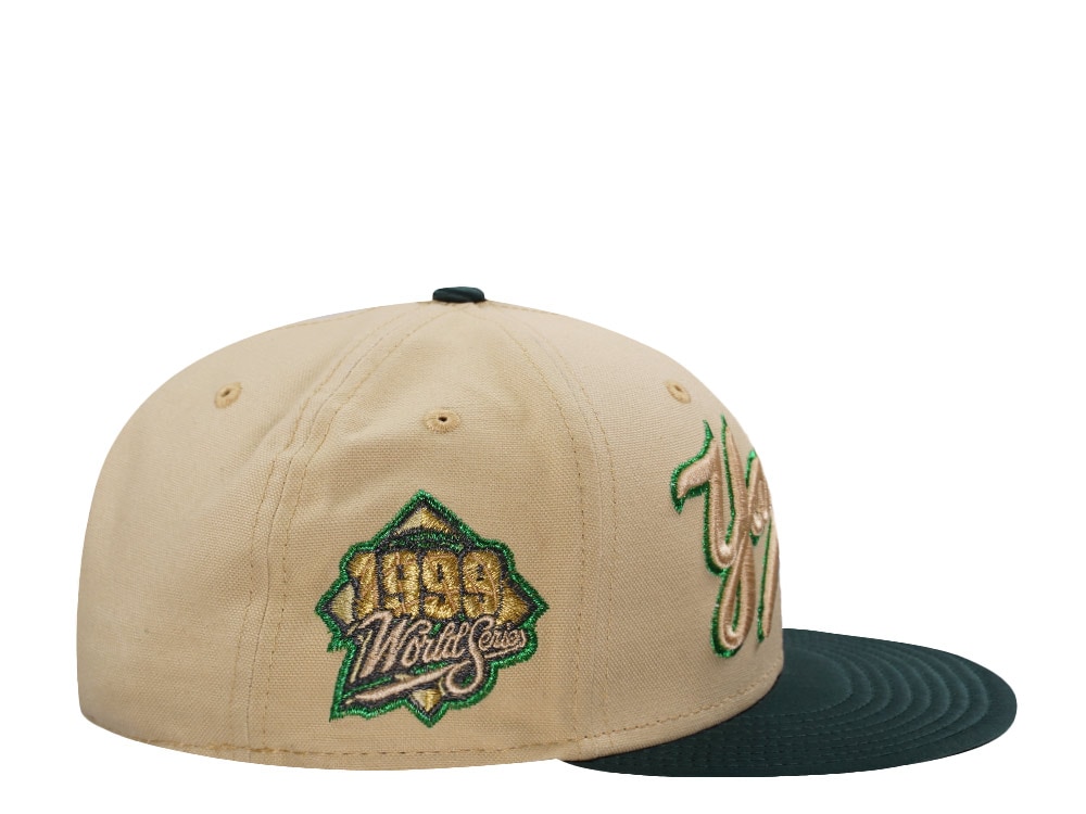 New Era New York Yankees World Series 1999 Vegas Gold Two Tone Edition 59Fifty Fitted Gorra