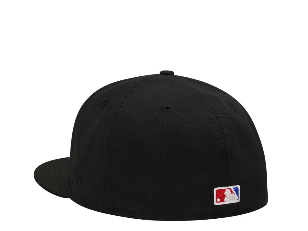 New Era Minnesota Twins Black Throwback Edition 59Fifty Fitted Gorra