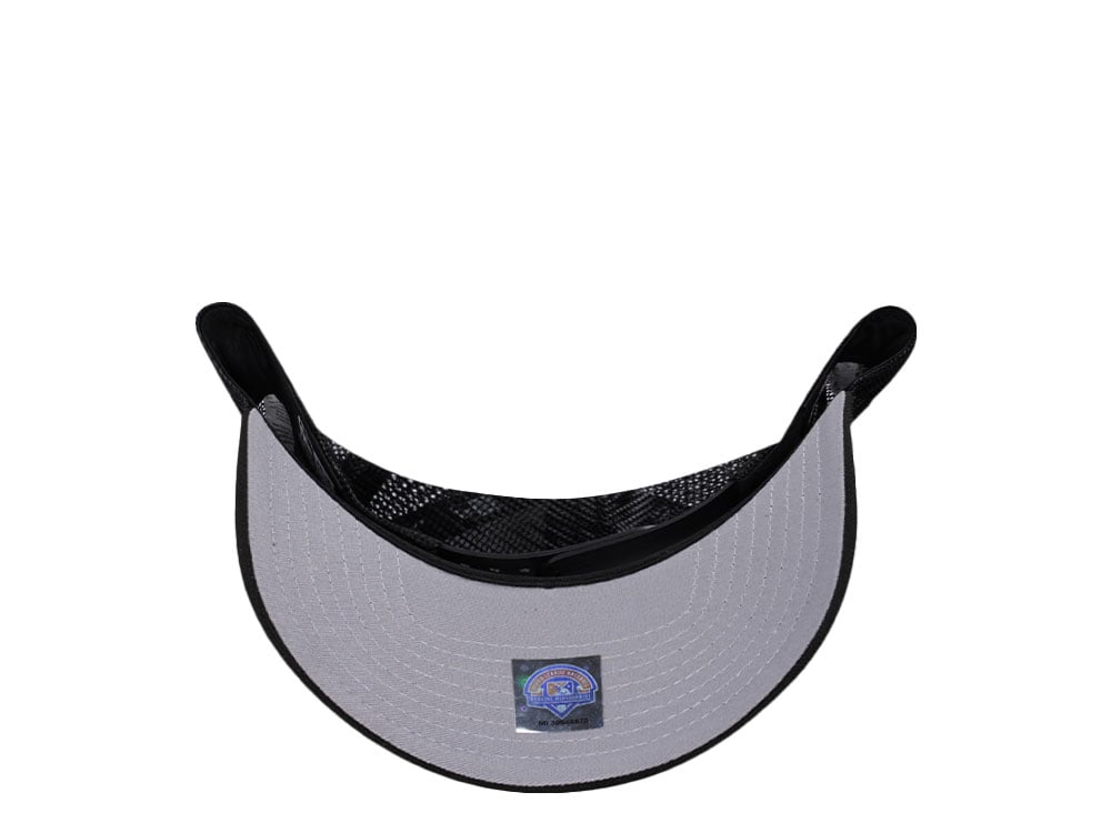 New Era Pensacola Blue Wahoos 10 Years Black Trucker Edition 9Forty A Frame Snapback Gorra