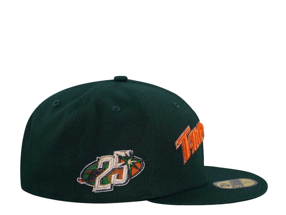New Era Tampa Bay Rays 25th Anniversary Dark Green Prime Edition 59Fifty Fitted Gorra
