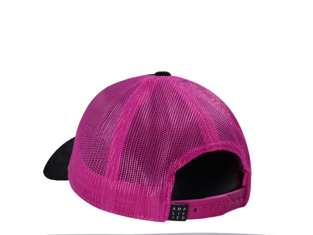 Amplified Pink Floyd Black Pink Trucker Snapback Gorra