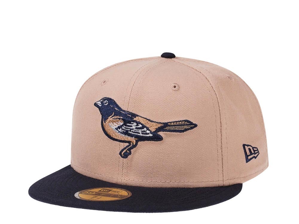 New Era Baltimore Orioles Camel Navy Two Tone Edition 59Fifty Fitted Gorra