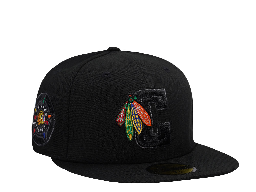 New Era Chicago Blackhawks All Star Game 1991 Blackout Prime Edition 59Fifty Fitted Gorra