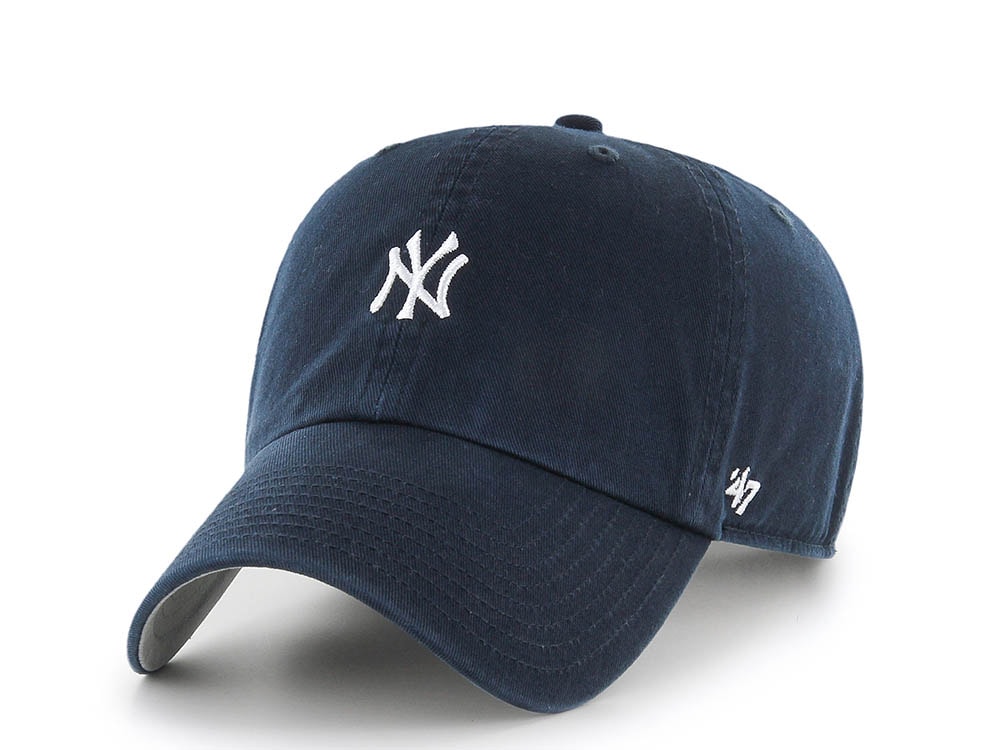 47 Brand New York Yankees Base Runner Navy Edition Clean Up Strapback Gorra
