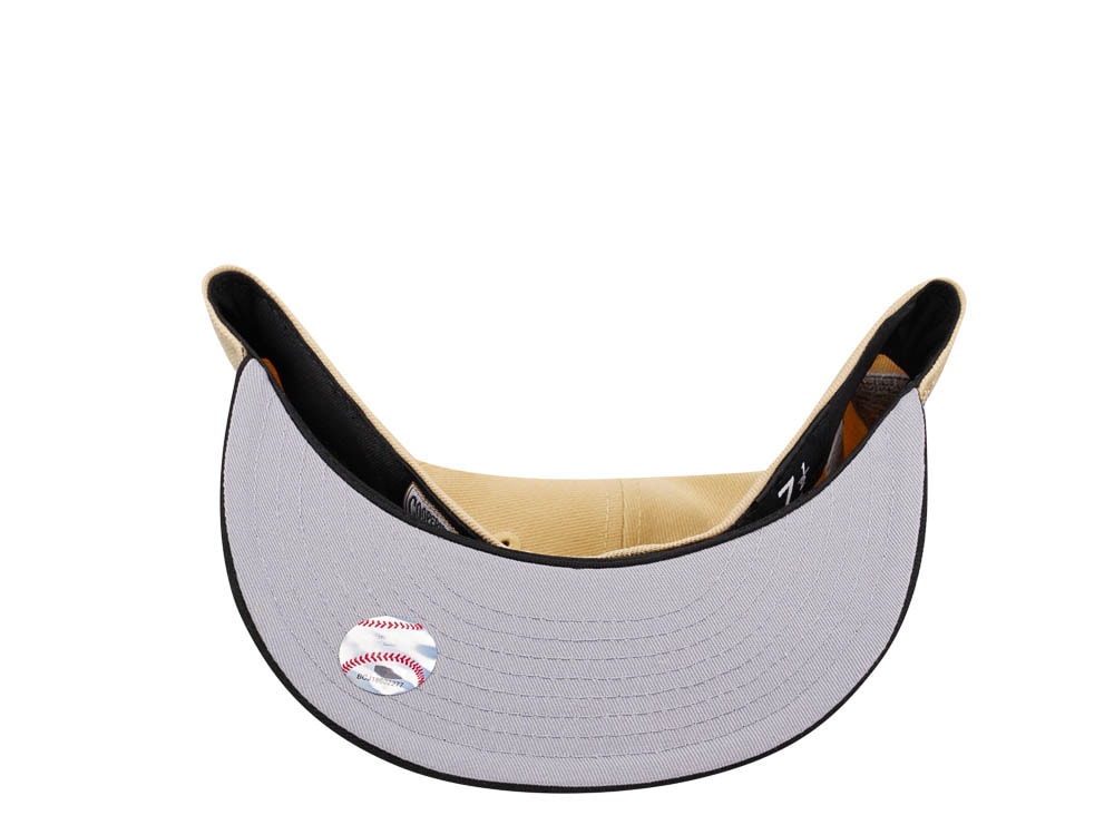New Era Brooklyn Dodgers Ebbets Field Vegas Gold Two Tone Edition 59Fifty Fitted Gorra