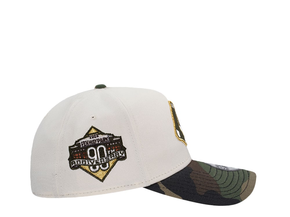 New Era Boston Red Sox Fenway 90th Anniversary Chrome Camo Two Tone Edition 9Forty A Frame Snapback Gorra