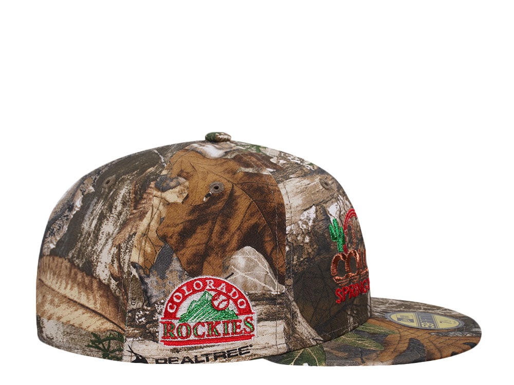New Era Colorado Rockies Spring Training Realtree Edition 59Fifty Fitted Gorra