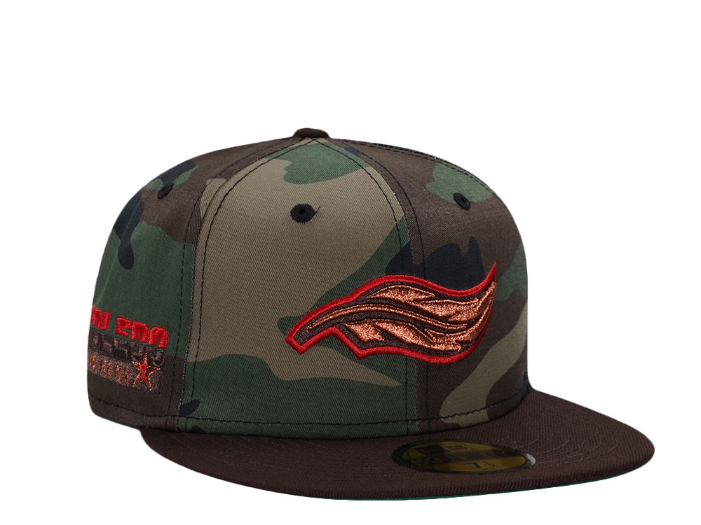 New Era Toledo Mud Hens Camo Copper Two Tone Edition 59Fifty Fitted Gorra
