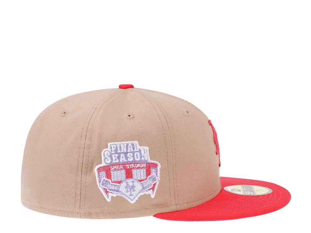 New Era New York Mets Shea Stadium Final Season Lava Sands Edition 59Fifty Fitted Gorra