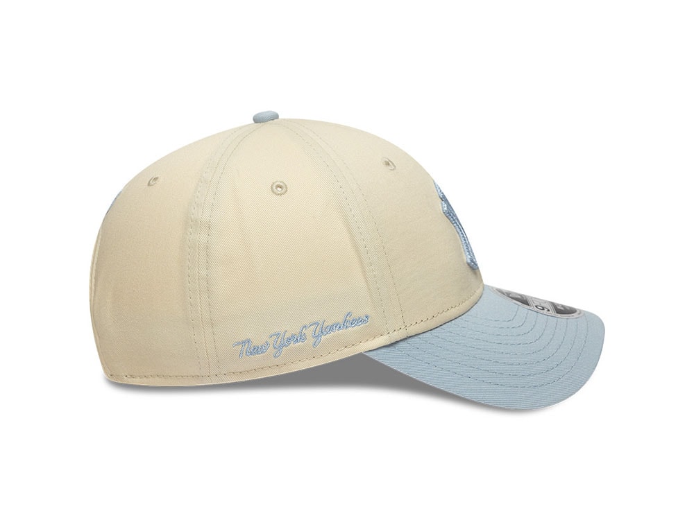 New Era New York Yankees Side Script Two Tone 9Forty M Crown Snapback Gorra