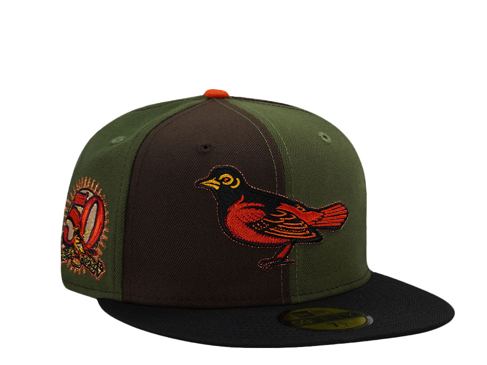 New Era Baltimore Orioles 50th Anniversary Pinwheel Edition 59Fifty Fitted Gorra