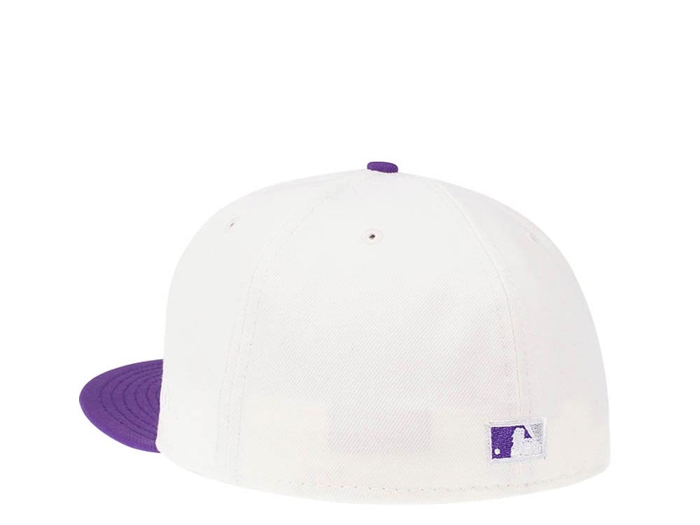 New Era Colorado Rockies 20th Anniversary Cream Two Tone Edition 59Fifty Fitted Gorra