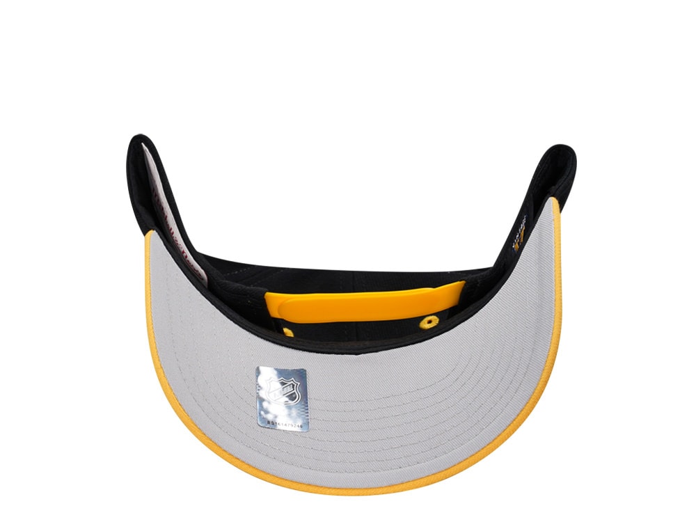 Mitchell & Ness Boston Bruins Vintage Logo Pro Crown Fit Snapback Gorra
