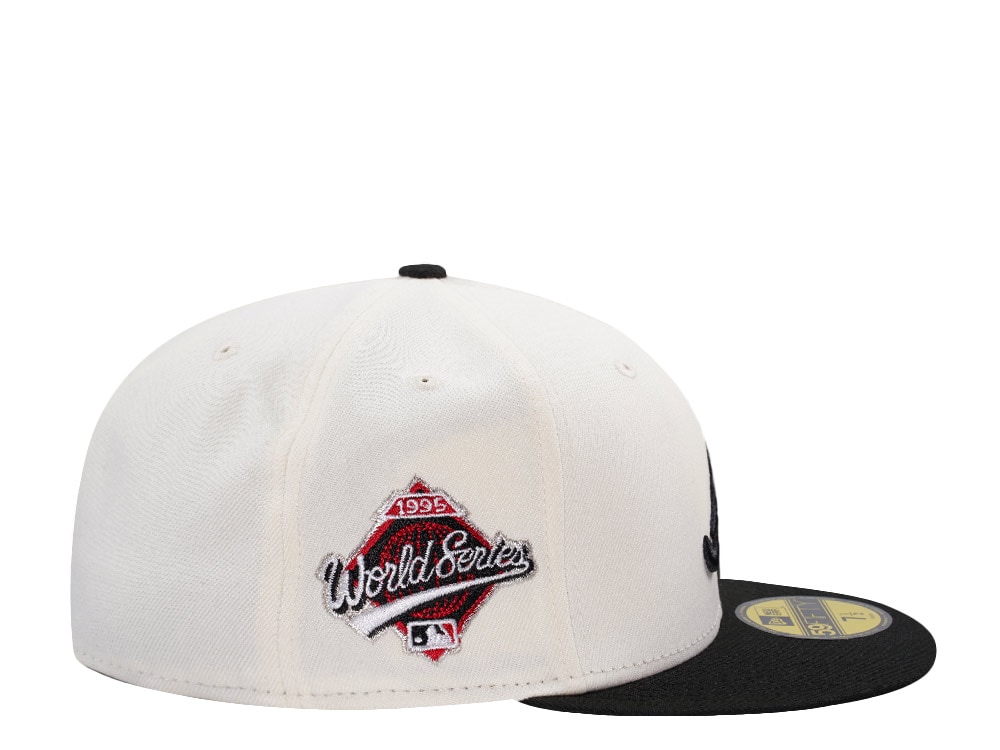 New Era Atlanta Braves World Series 1995 Chrome Two Tone Edition 59Fifty Fitted Gorra