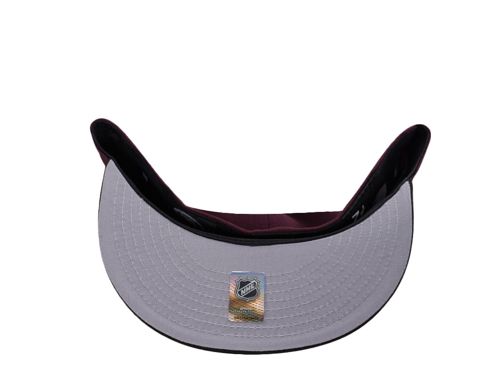 New Era Colorado Avalanche 25th Anniversary Maroon Two Tone Edition 59Fifty Fitted Gorra