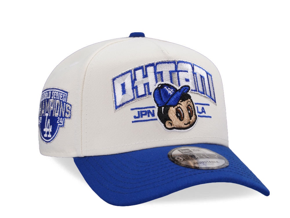 New Era Los Angeles Dodgers Ohtani World Series Champs 2024 Chrome Two Tone Edition 9Forty A Frame Snapback Gorra