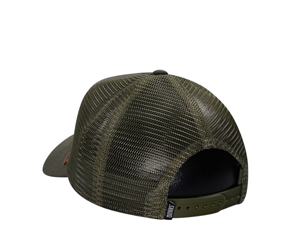 Djinns M-Ribstop Olive Trucker Snapback Gorra