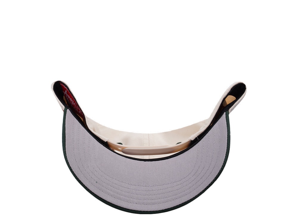 American Needle Miller High Life Ivory Roscoe Edition Snapback Gorra