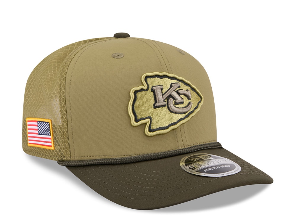 New Era Kansas City Chiefs Salute To Service 2025 9Seventy Snapback Gorra