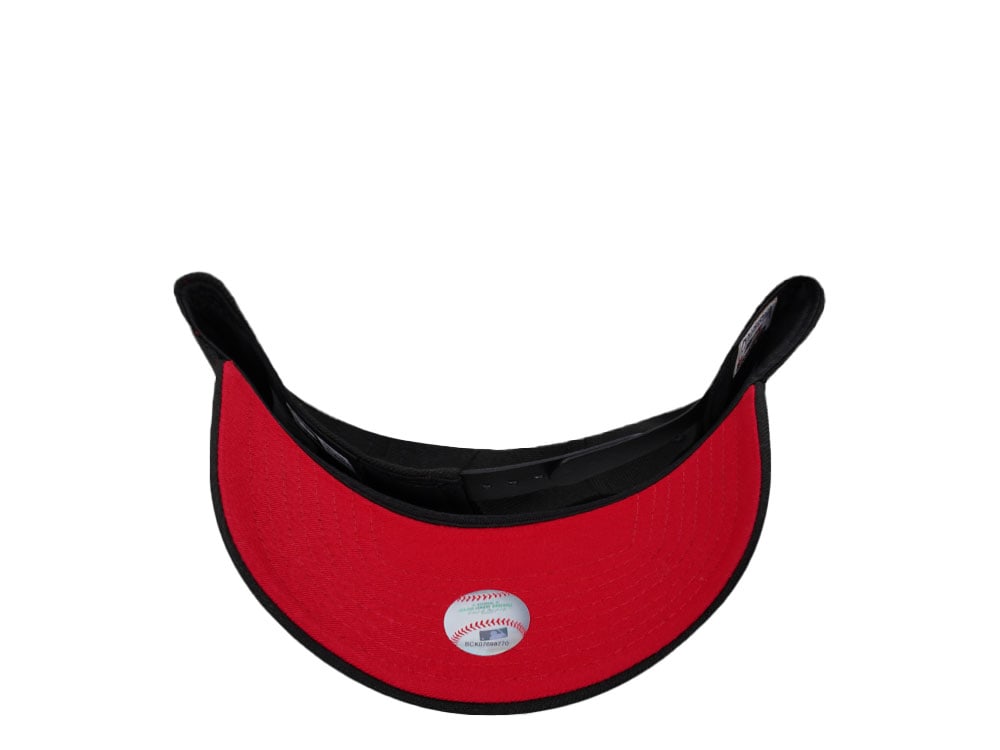 New Era Anaheim Angels 40th Anniversary Black and Red 9Forty A Frame Snapback Gorra
