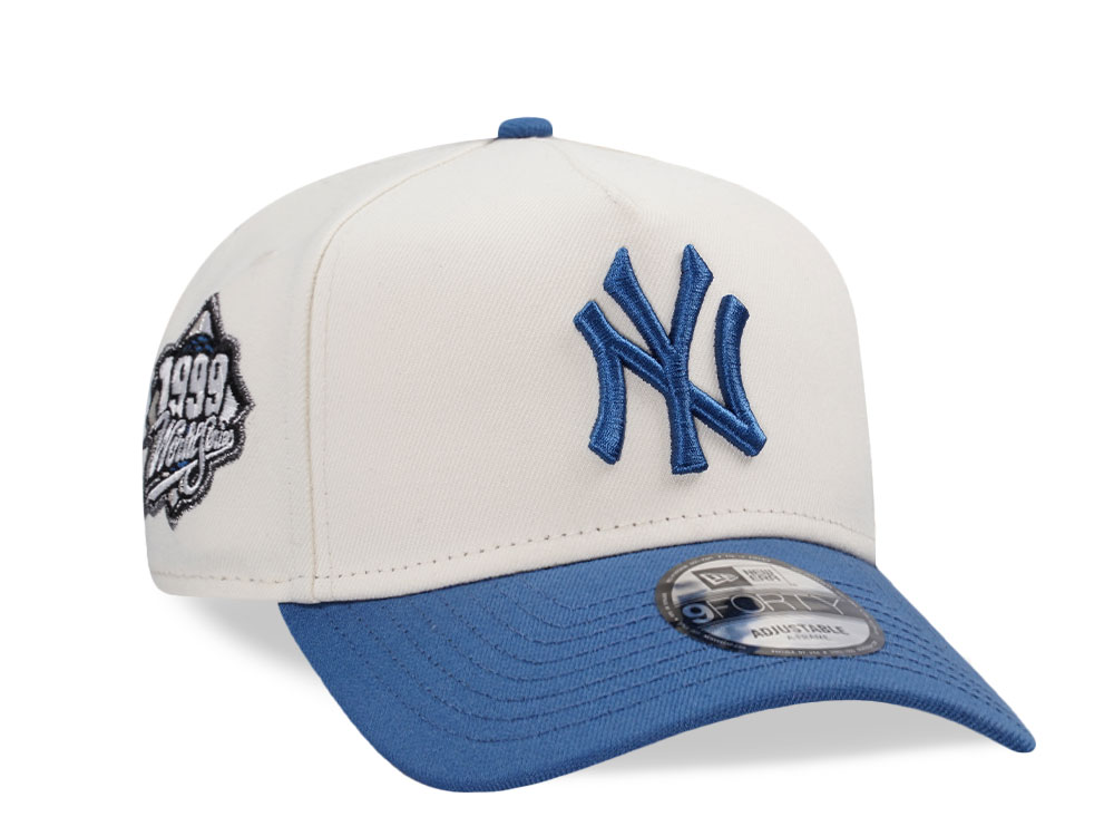 New Era New York Yankees World Series 1999 Chrome Two Tone Edition 9Forty A Frame Snapback Gorra