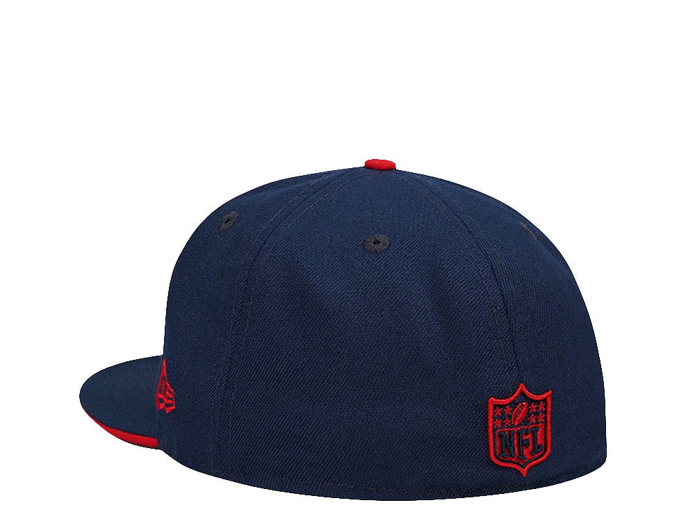 New Era New England Patriots Blue and Red Edition 59Fifty Fitted Gorra