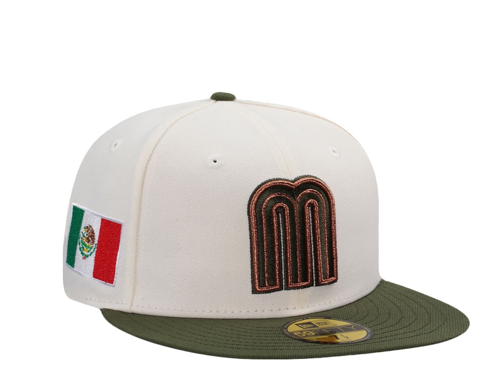 New Era Wbc Mexico World Baseball Classic Chrome Two Tone Edition 59Fifty Fitted Gorra