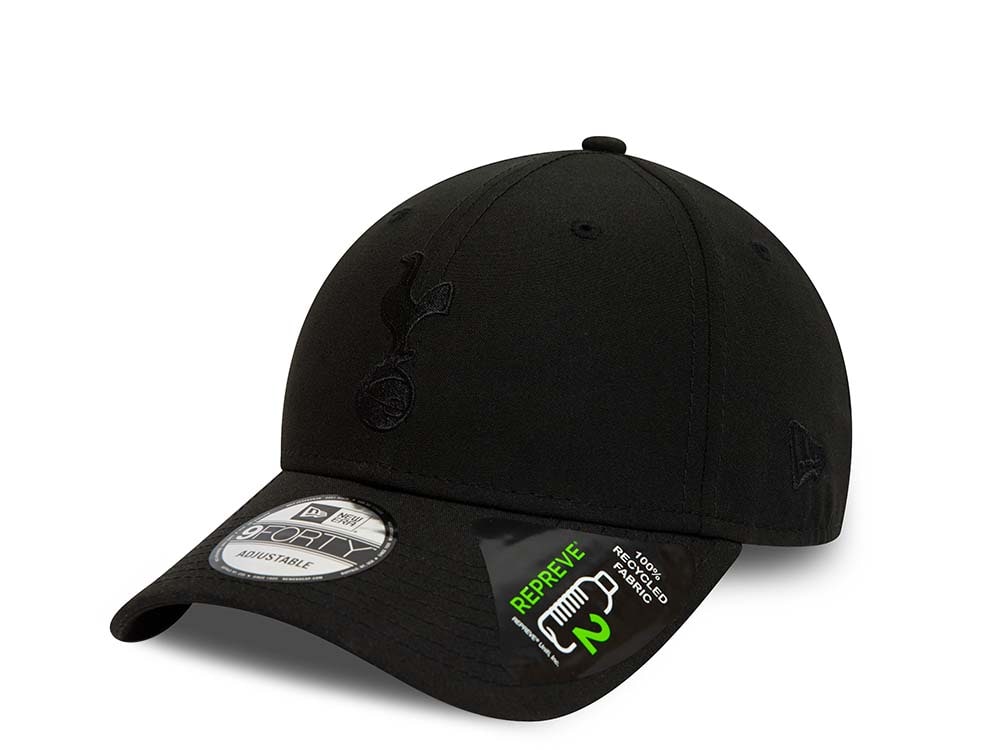 New Era Repreve Tottenham Black 9Forty Strapback Gorra