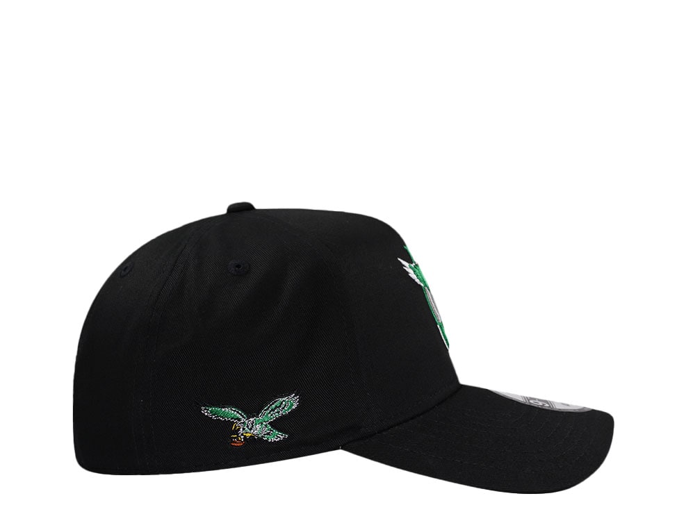 New Era Philadelphia Eagles City Originals Black 9Forty A Frame Snapback Gorra