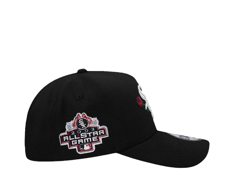New Era Chicago White Sox World Series 2003 Rose Black Prime Edition 9Forty A Frame Snapback Gorra