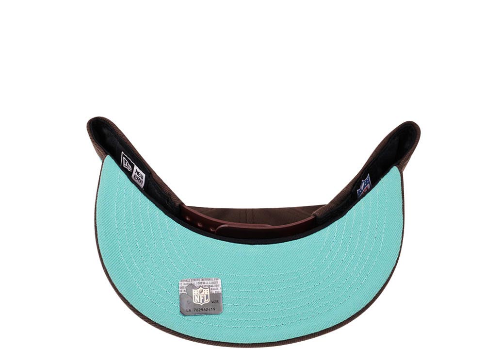 New Era Seattle Seahawks Walnut MInt Edition 9Fifty Snapback Gorra