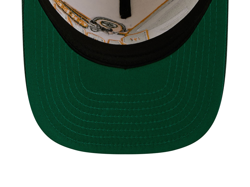 New Era Green Bay Packers Classic Logo Two Tone Edition 9Fifty A Frame Snapback Gorra