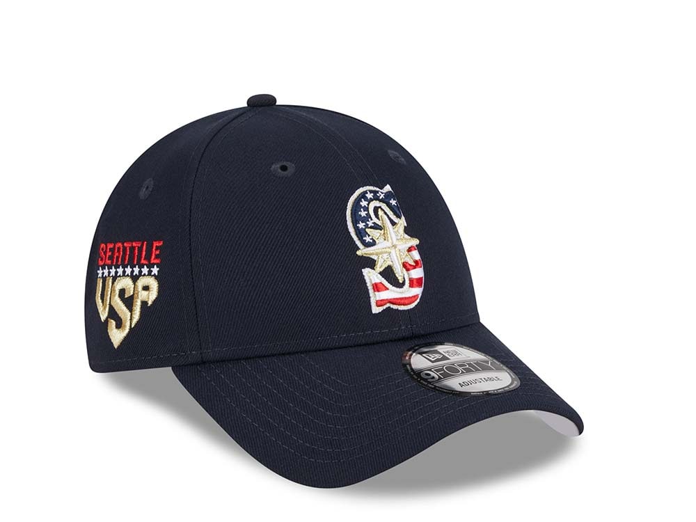 New Era Seattle Mariners 4th of July 23 9Forty Stretch Snapback Gorra