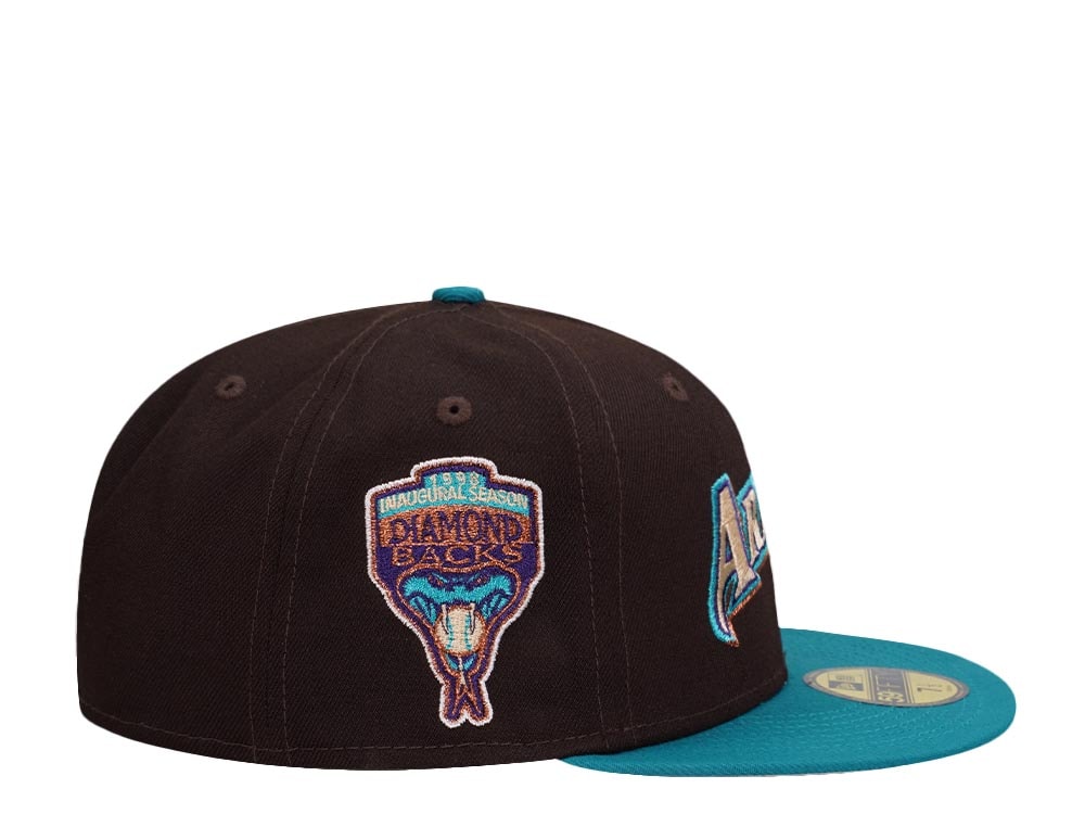 New Era Arizona Diamondbacks Inaugural Season 1998 Burned Copper Two Tone Edition 59Fifty Fitted Gorra